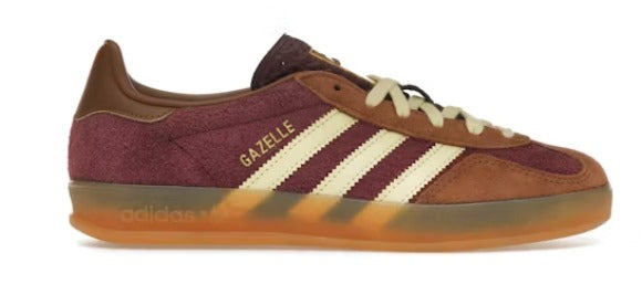 adidas Gazelle Indoor Maroon Almost Yellow