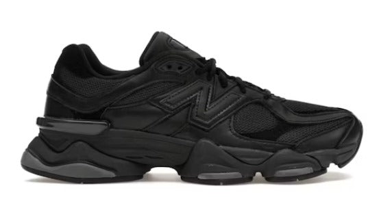 New Balance 9060 Triple Black Leather