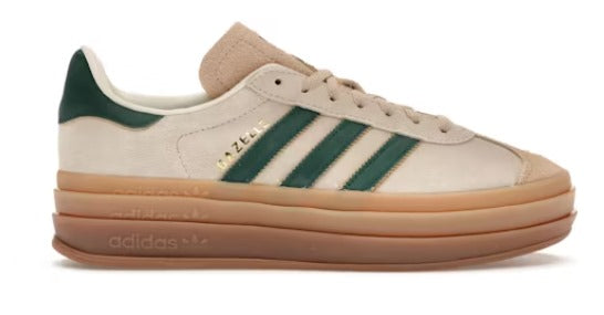 adidas Gazelle Bold Magic Beige Collegiate Green (Women's)