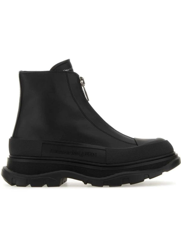 Alexander McQueen Tread Slick Leather boots